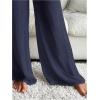 imageSHENHE Womens Swim Cover Up Pants Tie Front Wide Leg Loose Beach Palazzo Pants CoverupsBlue