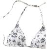 imageSHENHE Womens 3 Piece Floral Bikini Set with Wrap Coverup Halter Triangle SwimsuitsBlack and White