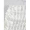 imageSHENHE Womens Basics Summer Beach Drawstring Side Cover Up SkirtWhite