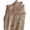 imageSHENHE Womens Crochet Swim Cover Up High Slit Sheer Long Beach Skirt Cover UpKhaki