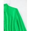 imageSHENHE Womens Sheer Button Up Long Sleeve Beach Kimono Cover Up Shirt Sun DressesGreen