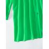 imageSHENHE Womens Sheer Button Up Long Sleeve Beach Kimono Cover Up Shirt Sun DressesGreen
