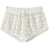 imageSHENHE Girls Swimsuit Cover Up Shorts Hollow Out Drawstring Waist Sheer Beach Short