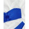 imageSHENHE Womens 2 Piece Strapless Cut Out Bandeau Swimsuit Bathing Suit Bikini SetsTextured Royal Blue