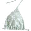 imageSHENHE Womens 3 Piece Textured High Cut Halter Triangle Bikini Swimsuit with Cover UpLight Green