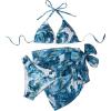 Marble Print Blue Multi