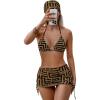 Dark Khaki Geo Print