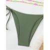 imageSHENHE Womens 2 Piece Sexy Bikini Sets Halter Tie Side Triangle SwimsuitsMatcha Green