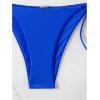 imageSHENHE Womens 2 Piece Sexy Bikini Sets Halter Tie Side Triangle SwimsuitsRoyal Blue