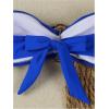 imageSHENHE Womens 2 Piece Strapless Swimsuits High Cut Metal Ring Tube Top Bandeau Bikini SetRoyal Blue