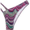 imageSHENHE Womens 2 Piece Striped Triangle Bikini Sets High Cut Halter Swimsuit Bathing SuitPurple