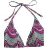 imageSHENHE Womens 2 Piece Striped Triangle Bikini Sets High Cut Halter Swimsuit Bathing SuitPurple