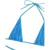 imageSHENHE Womens Halter Micro Triangle Thong Bikini Tie Side 2 Piece Swimsuit Bathing SuitsBlue