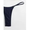 imageSHENHE Womens Halter Micro Triangle Thong Bikini Tie Side 2 Piece Swimsuit Bathing SuitsDark Blue B