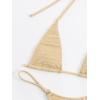 imageSHENHE Womens Halter Micro Triangle Thong Bikini Tie Side 2 Piece Swimsuit Bathing SuitsKhaki
