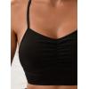 imageSHENHE Womens Tie Dye Tankini Swimsuits High Waisted Tummy Control Bikini SetsBlack Solid