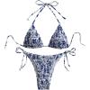 Floral Blue White