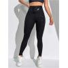 imageSHENHE Womens Fishnet Seamless High Waisted Tummy Control Workout Leggings PantsBlack C