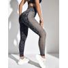 imageSHENHE Womens Fishnet Seamless High Waisted Tummy Control Workout Leggings PantsDark Grey