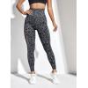 imageSHENHE Womens Fishnet Seamless High Waisted Tummy Control Workout Leggings PantsDark Grey