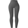 imageSHENHE Womens Fishnet Seamless High Waisted Tummy Control Workout Leggings PantsGrey B