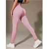 imageSHENHE Womens Fishnet Seamless High Waisted Tummy Control Workout Leggings PantsPink