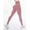 imageSHENHE Womens Fishnet Seamless High Waisted Tummy Control Workout Leggings PantsPink a