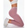 imageSHENHE Womens Fishnet Seamless High Waisted Tummy Control Workout Leggings PantsPink a