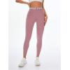 imageSHENHE Womens Fishnet Seamless High Waisted Tummy Control Workout Leggings PantsPink a