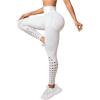 imageSHENHE Womens Fishnet Seamless High Waisted Tummy Control Workout Leggings PantsLeopard White
