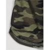 imageSHENHE Womens Camo Print Wide Leg Mini Shorts Drawstring Elastic High Waist Track ShortsGreen