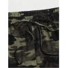 imageSHENHE Womens Camo Print Wide Leg Mini Shorts Drawstring Elastic High Waist Track ShortsGreen