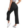 imageSHENHE Womens Maternity Jeans Over Belly High Waist Raw Hem Comfy Stretch Jean Denim PantsBlack