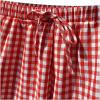 imageSHENHE Womens Plaid Shorts Drawstring Waist Loose Summer Shorts Gingham Lounge ShortsRed and White