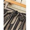 imageSHENHE Womens Striped Wide Leg Geo Print Boho Pants Belted Loose Flowy Palazzo PantsKhaki