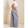 imageSHENHE Womens Wide Leg Low Rise Y2k Loose Sweatpants Floral Workout Lounge Pants TrousersGrey