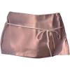 imageSHENHE Womens Striped Low Waist Mini Skirt Y2k Tie Front Bodycon Skirts with ShortsPink