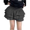 imageSHENHE Womens High Waist Ruffle Flowy Mini Y2k Layered Cake Skirt Cute Summer Skirt
