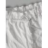 imageSHENHE Womens Summer Paper Bag Shorts High Waisted Wide Leg Tie Front Causal ShortsWhite