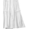 imageSHENHE Womens High Rise Tiered Frill Ruffled Flowy Loose A Line Midi SkirtWhite