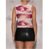 imageSHENHE Womens Y2k PU Leather Mini Skirt Sexy Low Rise Belted Bodycon Micro Skirt Party ClubBlack