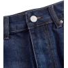 imageSHENHE Womens Denim Mini Skirt Low Rise Button Zip Fly Casual Y2k Mini Jean SkirtBlue B