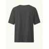 imageSHENHE Womens Graphic Half Sleeve Drop Shoulder Crewneck Oversized T Shirt TopsGrey a