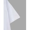 imageSHENHE Womens Graphic Half Sleeve Drop Shoulder Crewneck Oversized T Shirt TopsWhite