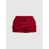 imageSHENHE Womens Low Rise Y2k Shorts Elastic Waist Bloomer Shorts Bow Coquette Mini ShortsRed