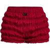imageSHENHE Womens Low Rise Y2k Shorts Elastic Waist Bloomer Shorts Bow Coquette Mini ShortsPlus Burgundy