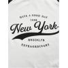 imageSHENHE Girls Graphic Long Sleeve Crop Tee Color Block Crew Neck Raglan Tshirt TopBlack and White
