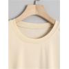imageSHENHE Mens Letter Graphic T Shirts Slogan Print Crew Neck Short Sleeve Casual Tees StreetwearApricot