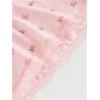 imageSHENHE Womens Floral Lace Trim Sweetheart Neckline Cap Sleeve Ruffle Peplum Cute TopLight Pink