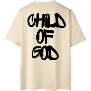 imageSHENHE Mens Letter Graphic T Shirts Slogan Print Crew Neck Short Sleeve Casual Tees StreetwearApricot
